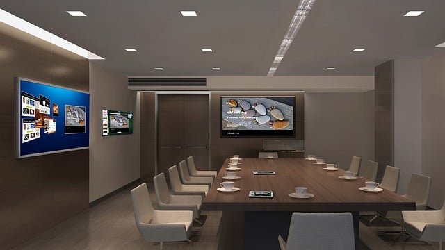 led lights in conference room